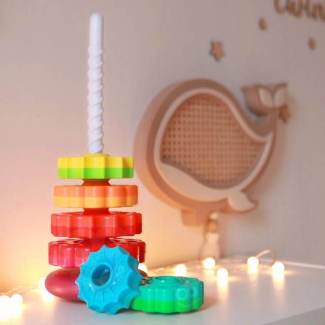 Piramida educativă Woopie Turnul curb