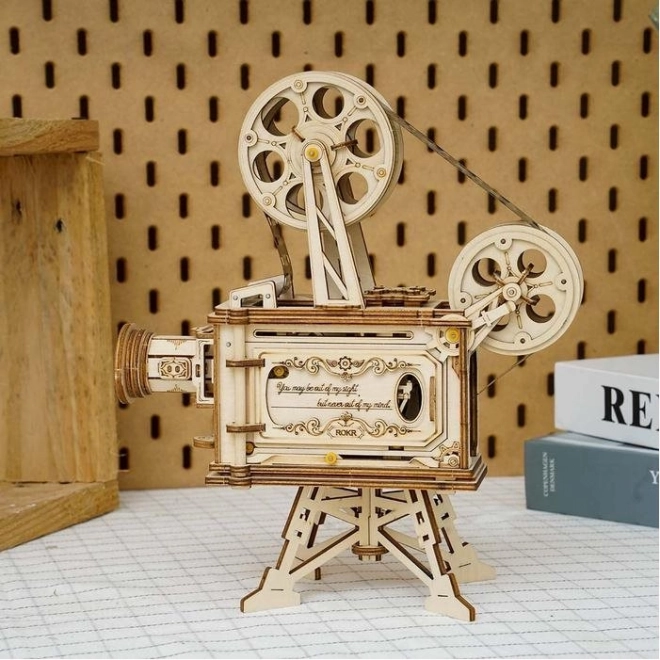 Puzzle 3D din lemn Proiector mecanic de film 183 piese