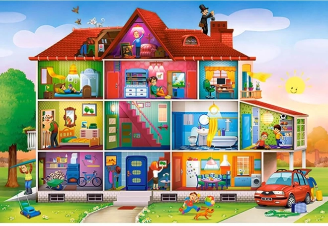 Puzzle Viata în casă MAXI de Castorland
