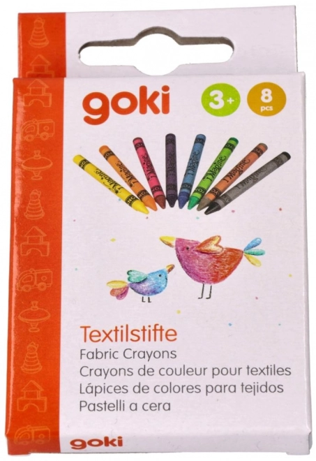 creioane GOKI pentru vopsit pe textile