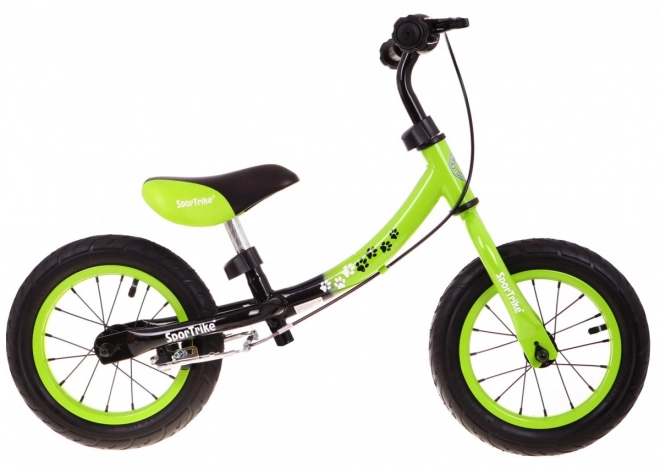 Bicicletă fără pedale Boomerang SporTrike verde