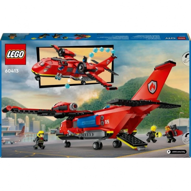 Avion de salvare pompieri LEGO City