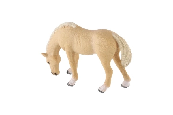 Cal încântător palomino de 13cm din plastic