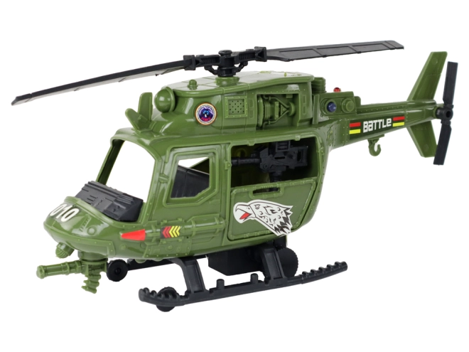 Elicopter cu efecte luminoase și sonore
