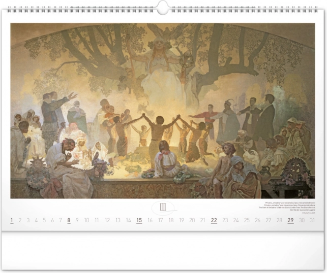 Calendar de perete Epopeea Slavă 2026