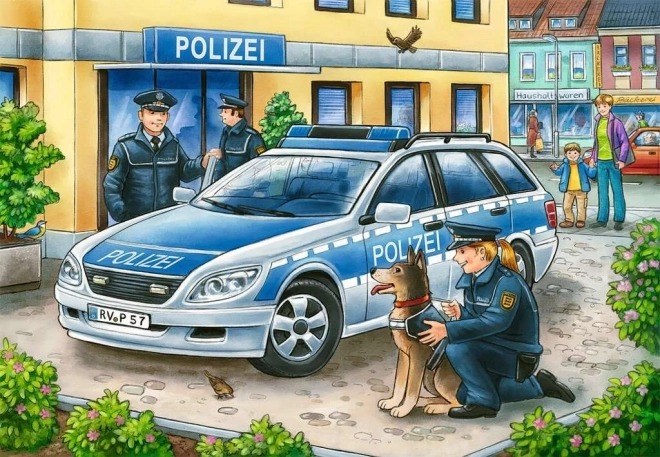 Puzzle Polițiști și Pompieri 2x12 Piese