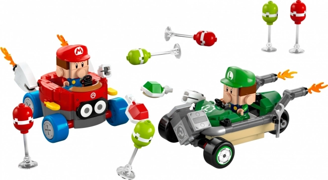 Klocki Lego Super Mario - Mario Kart: Baby Mario vs Baby Luigi