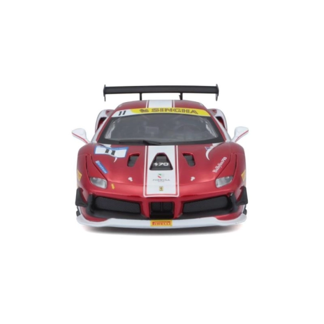 Model auto Ferrari 488 Challenge 2017 de la Bburago la scară 1:24