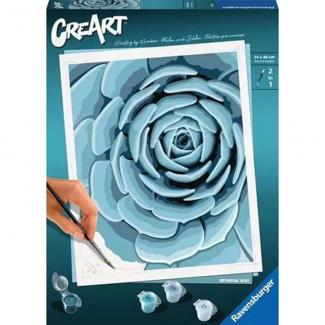 Pictură Numere Botanical Blue CreArt