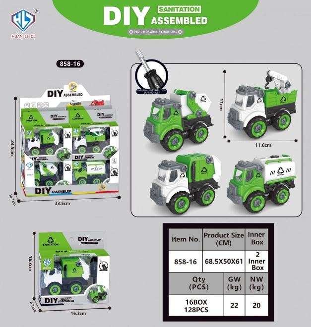 Auto service de ordine cu șuruburi 11 cm