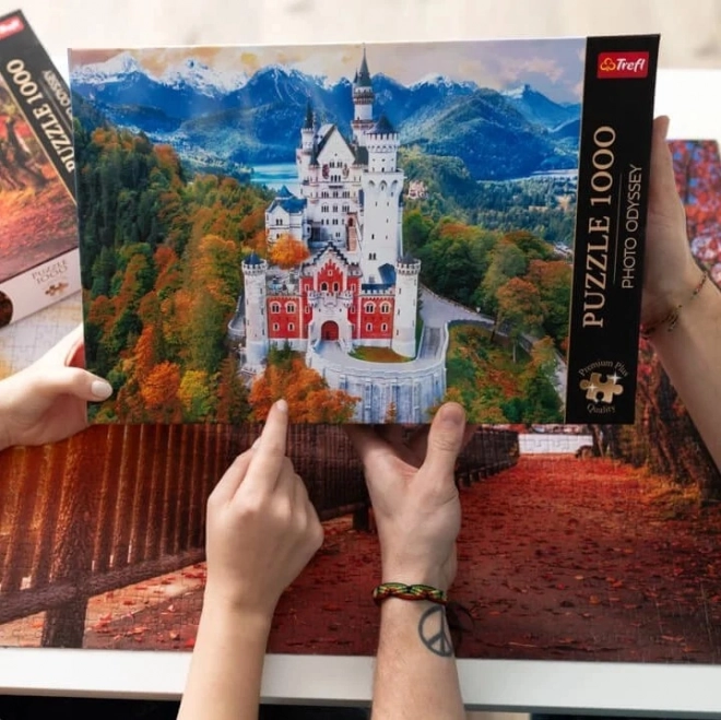 Puzzle 1000 piese - Foto Odyssey - Castelul Neuschwanstein