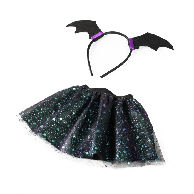 Costum vrăjitoare fustiță tutu și bentiță urechi de liliac