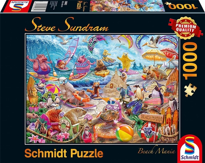 Puzzle Plajă Mania 1000 de piese