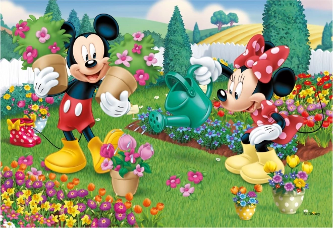 Puzzle Minnie Harnică 2x77 Piese