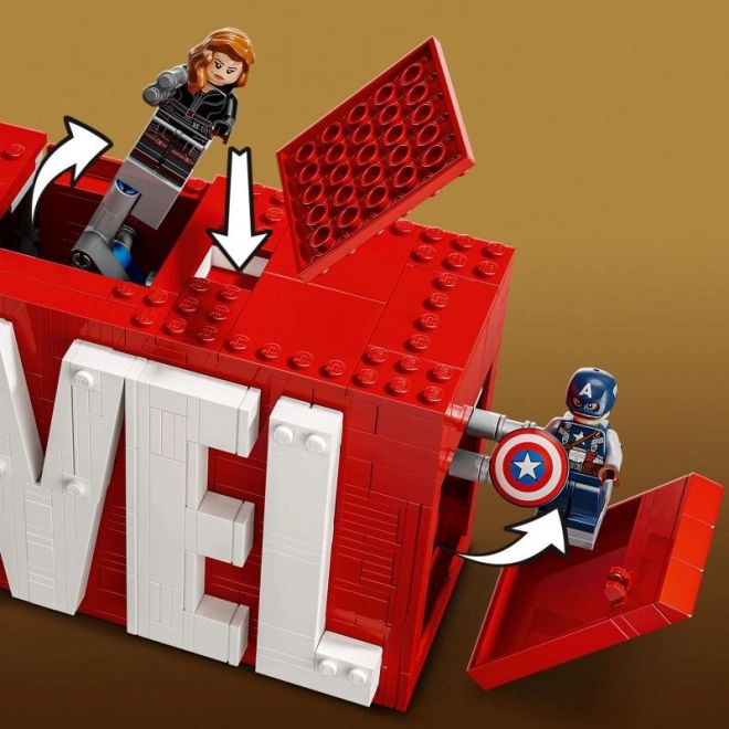 Set de construcție super-eroi MARVEL cu minifigurine