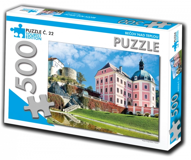 Puzzle Bečov nad Teplou 500 piesețe ediția turistică