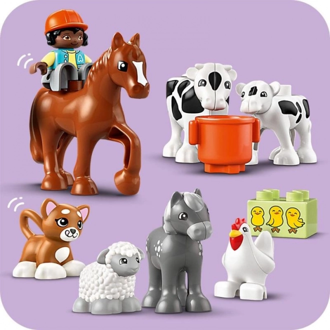 Grija pentru animalele de la fermă cu LEGO DUPLO