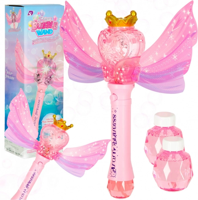 Mașină de bule de săpun Prințesa baghetă magică