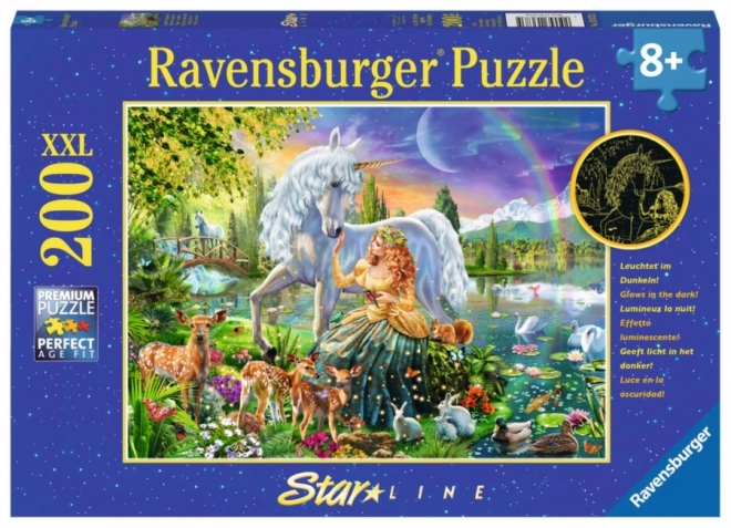 Puzzle luminos RAVENSBURGER Magica Frumusețe XXL 200 piese