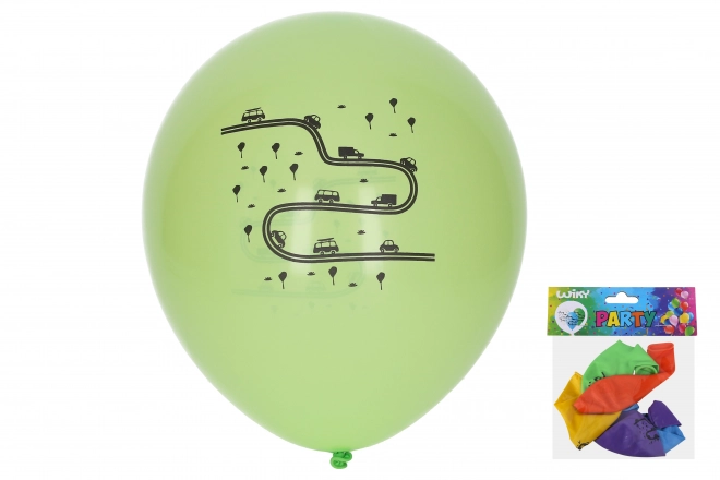 Balon gonflabil 30 cm - set 5 bucăți