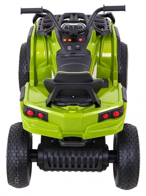 ATV Quad Aer Verde + roți gonflabile + radio MP3 + pornire lentă