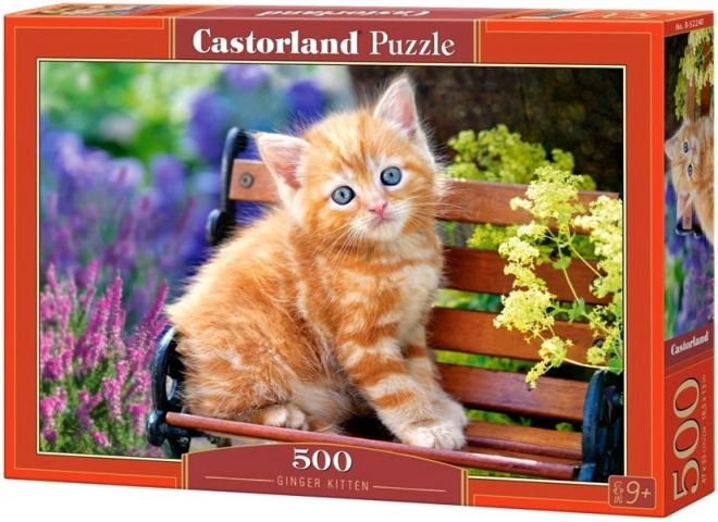 Puzzle pisoi roșcat 500 piese