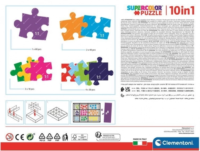 Puzzle Purcelușa Peppa 10v1 de la Clementoni