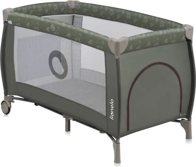 Pat pentru călătorii Lionelo Sven Plus Beige Olive