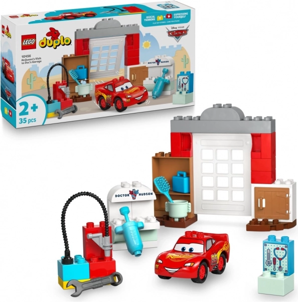 LEGO DUPLO Disney McQueen și vizita în garajul doctorului Hudson