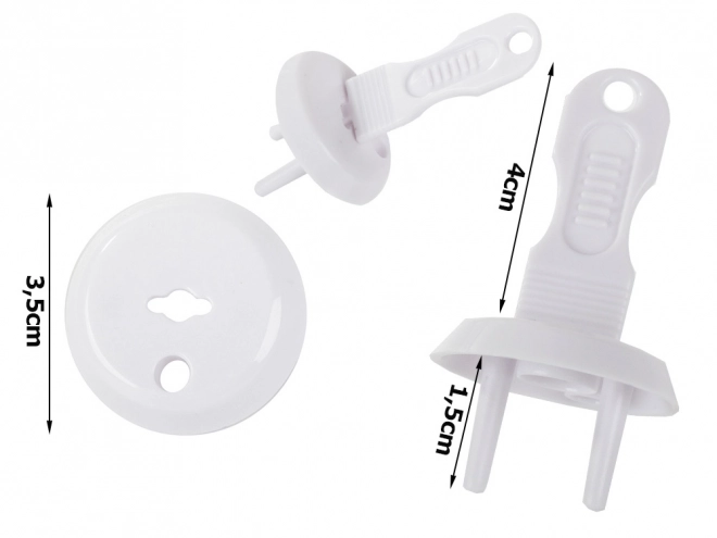 Zabezitoare pentru prize electrice cu cheie, set 15 buc