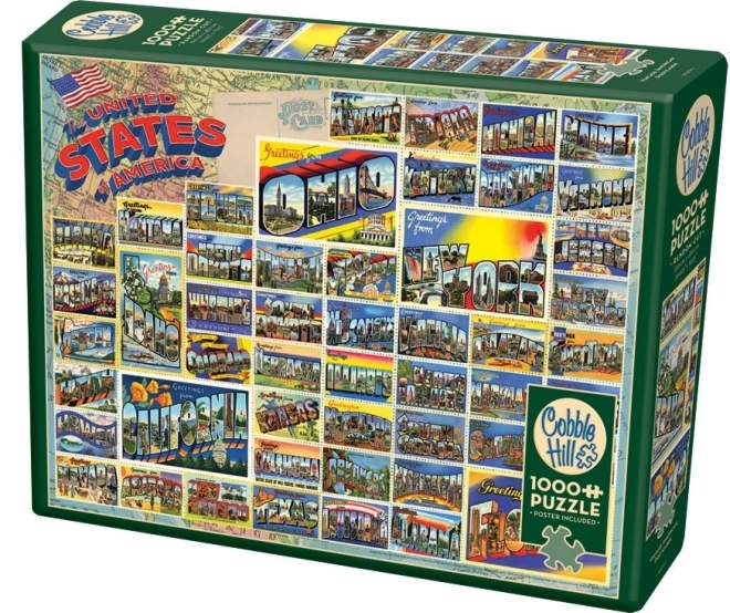 Puzzle Americane Istorice 1000 Piese