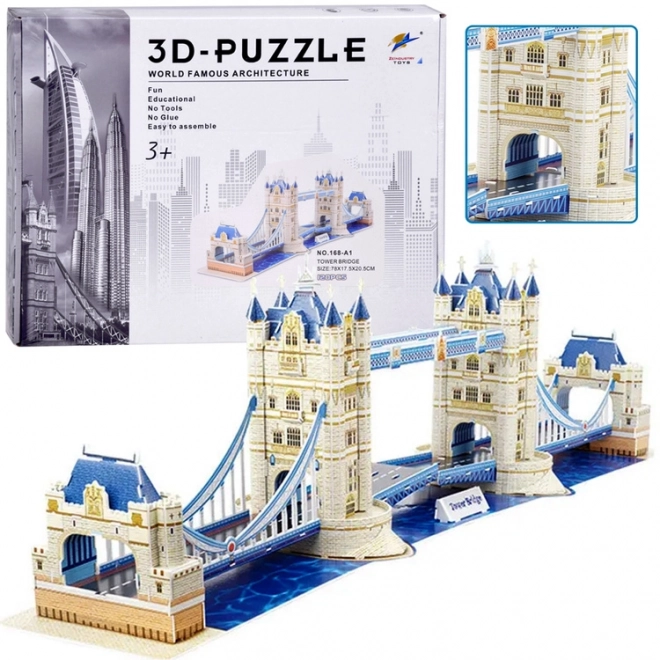 Puzzle 3D Podul Tower Londra 120 Piese