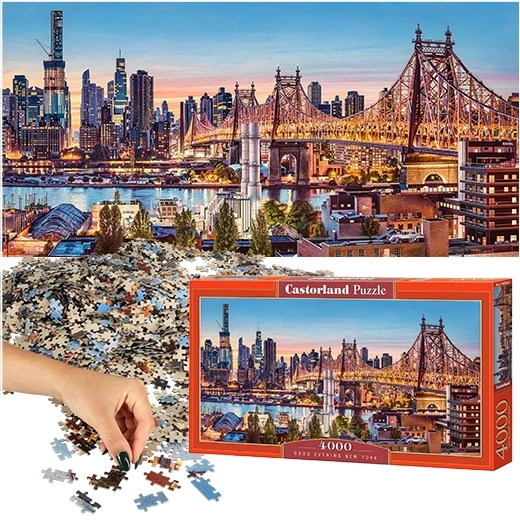 Puzzle 4000 piese seara în New York