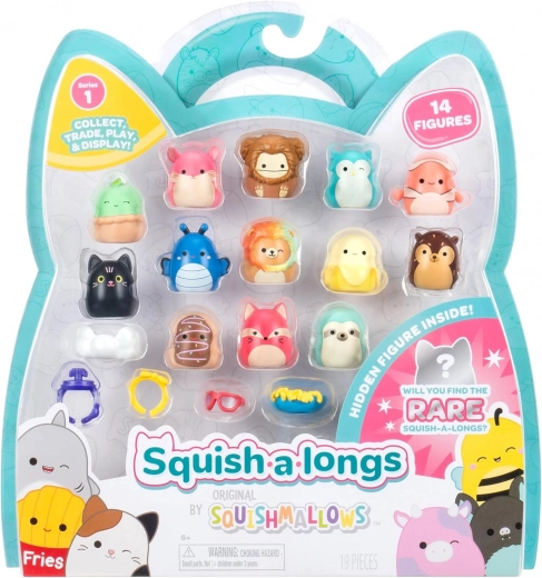 Set Squishmallows Squish-a-longs cu 14 figurine – seria 1