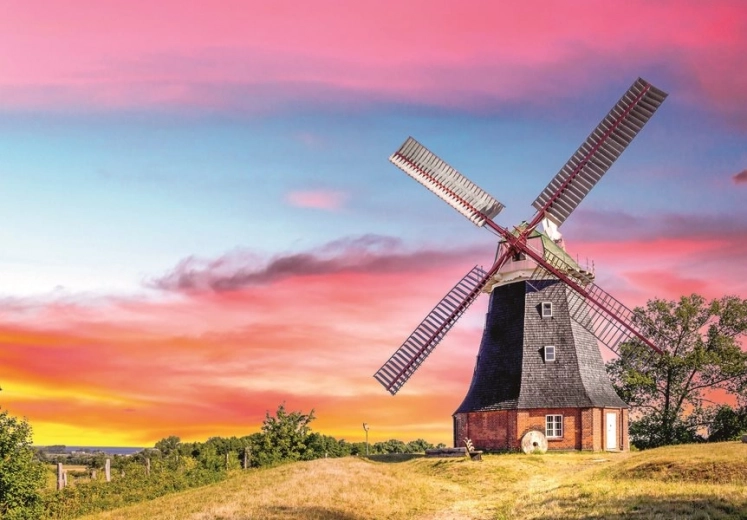Ravensburger puzzle Moara de vânt 300 piese