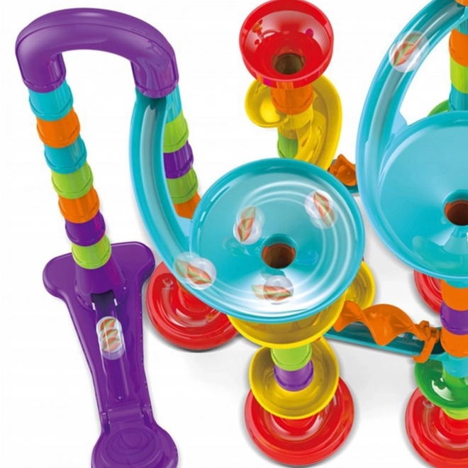 Spirală pistă cu bile Woopie 113 piese