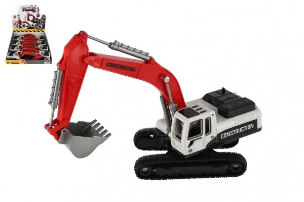 Excavator cu șenile din plastic și metal