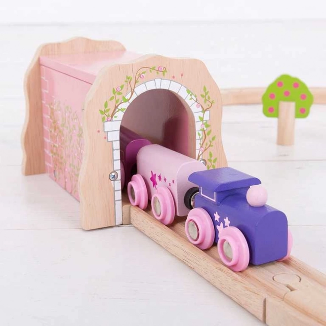 Tunel feroviar roz Bigjigs Rail