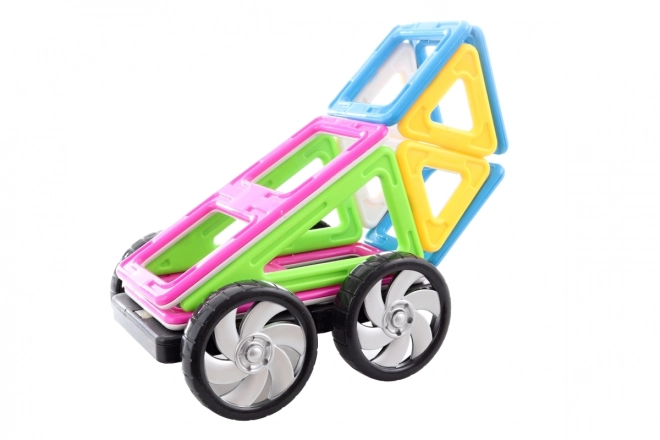 Set de construcție magnetic cu 25 de piese