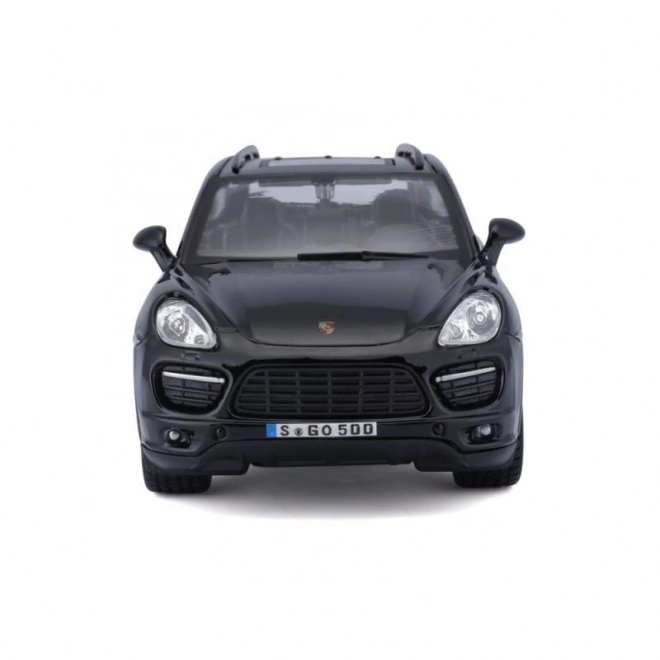 Model metalic Porsche Cayenne Turbo negru la scară 1/24