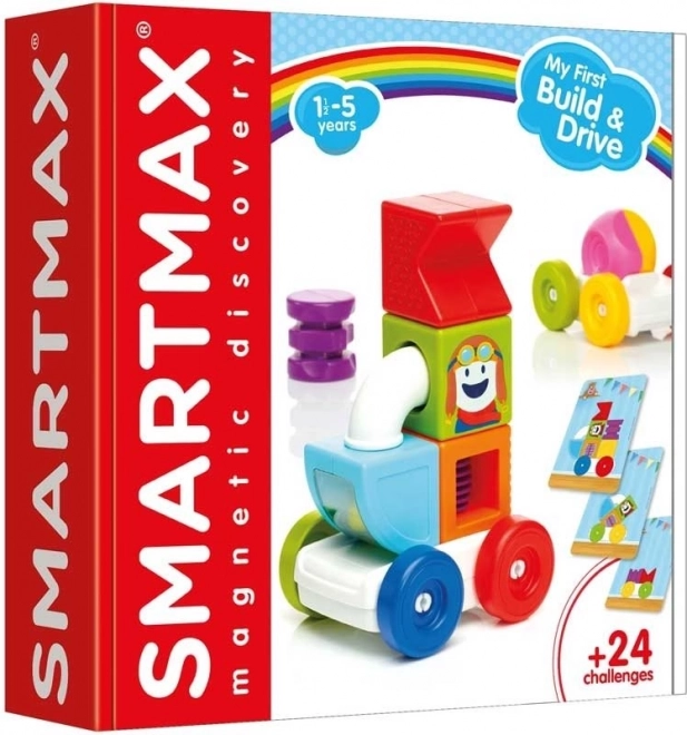 SmartMax Prima mea construcție magnetică cu mașină 2 în 1