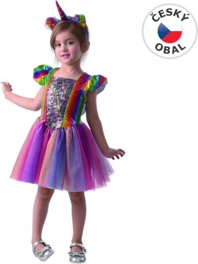 Rochie de carnaval Unicorn pentru copii 92-104 cm