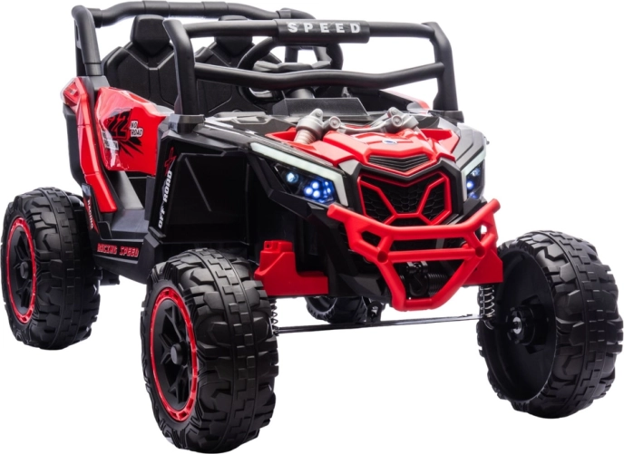 Mașină electrică pentru copii M2 roșie 4x4