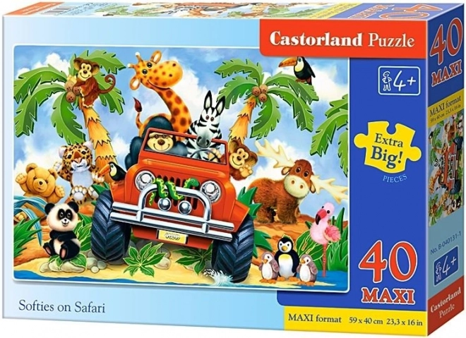 Puzzle Safari Aventura Maxi 40 de piese