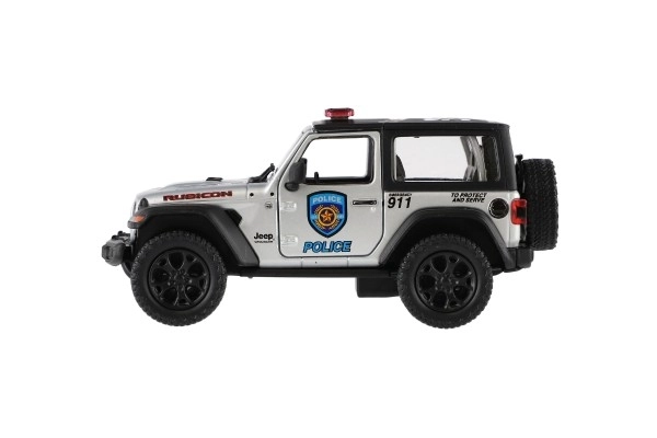 mașină de jucărie metalică Jeep Wrangler Poliție 2018