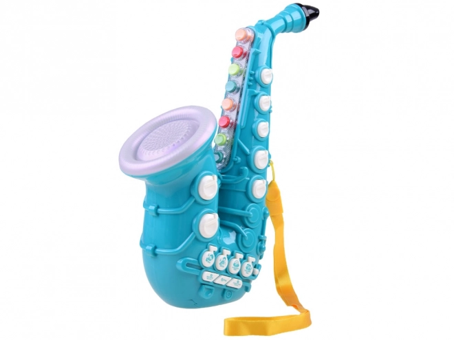 Saxofon Interactiv pentru Copii – Albastru