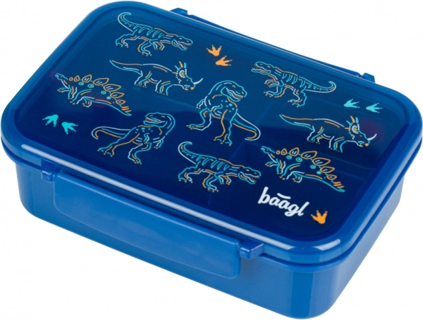Cutie de gustări BAAGL cu compartimente Dino