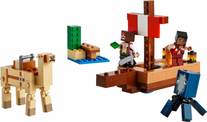 Construiește și pornește la drum: navă de pirați din MINECRAFT