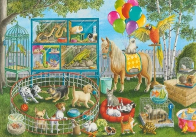 Puzzle Ravensburger distracție cu animale de companie