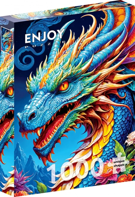 Puzzle Modrý Drak 1000 de piese
